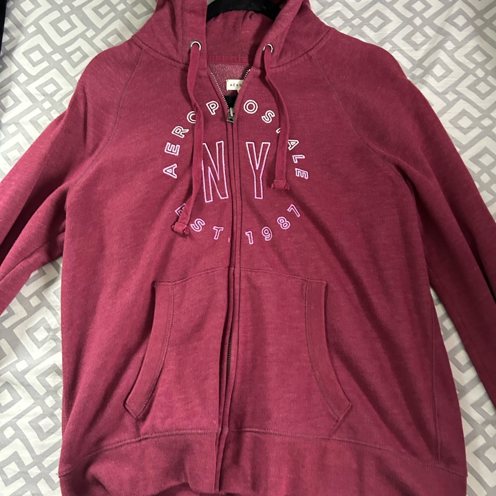 Large Aeropostale zip up hoodie